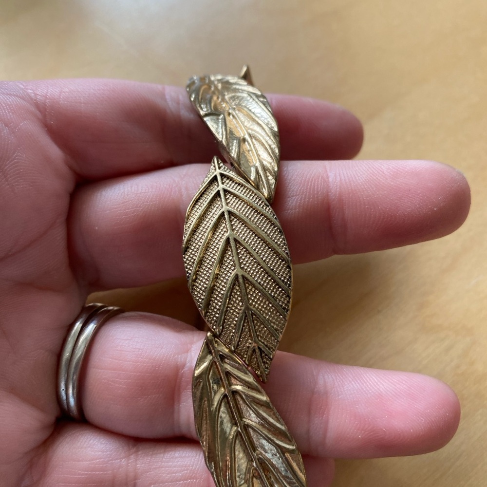 Gold Leaf Bracelet